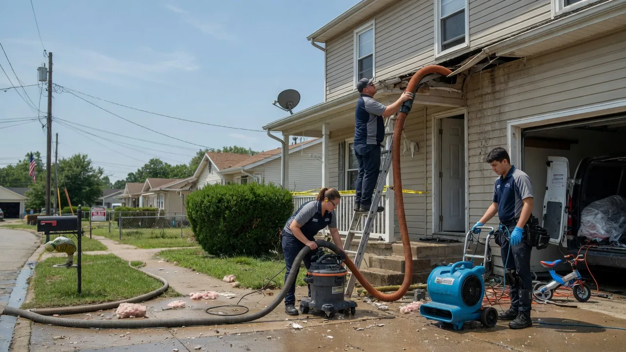 Water Damage Restoration in Thomasboro, IL near me